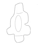 Toyota fender liner trim clip, OEM 90467-07201, fits Tundra and many Toyota models 2007 onward — reference photo of the original part