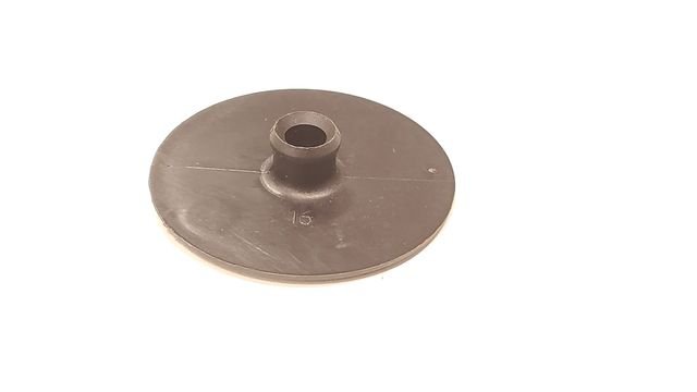 Audi and Volkswagen floor mat anchor clip bracket, OEM 8E0864227 — reference photo of the original part